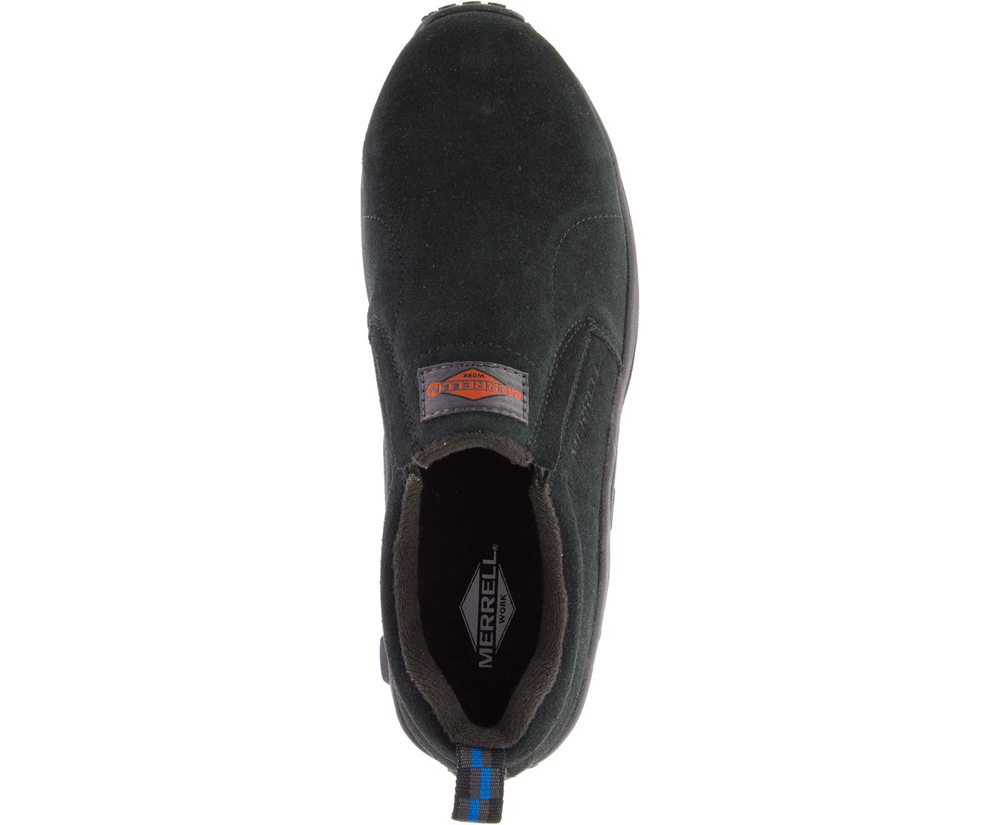 Merrell Slip Ons Black - Jungle Moc Alloy Toe Work - Womens 05DZBXASG